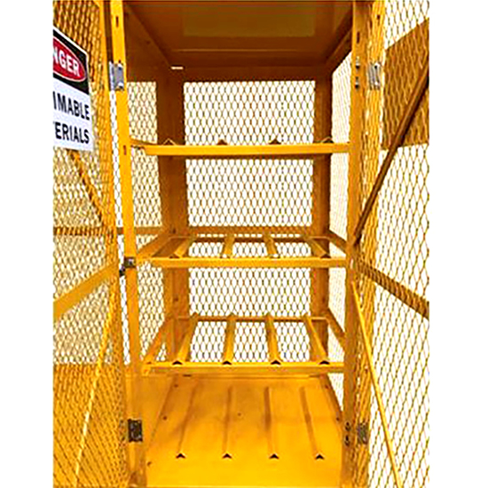 Gas Bottle Storage Cage 8 Forklift Cylinders Gas Cylinder Storage