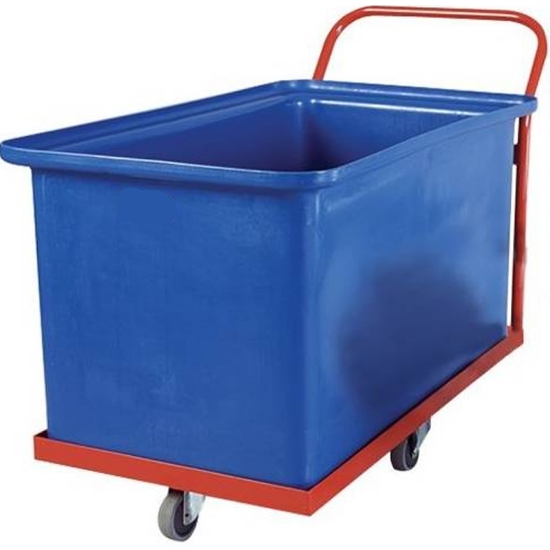 Picture of Plastic Tub Trolley / Dolly 400 Litre  (Trolley only) Plastic tub Extra