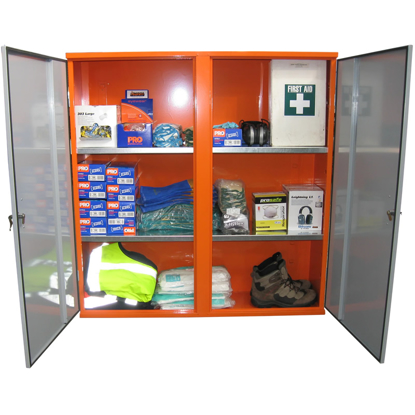 Products Tagged With Double Door Cabinet Equipment Warehouse Pty Ltd   0008340 Ppe Storage Cabinet Double Door With 3 X Shelves 415 