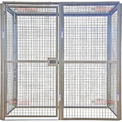 Picture of Wire Mesh Storage Cage Large With Back