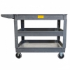Picture of 3 Tier Plastic Parts Order Picking Trolley 250kg 945 x 650mm